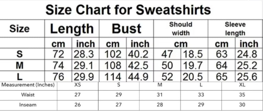 Size Guide